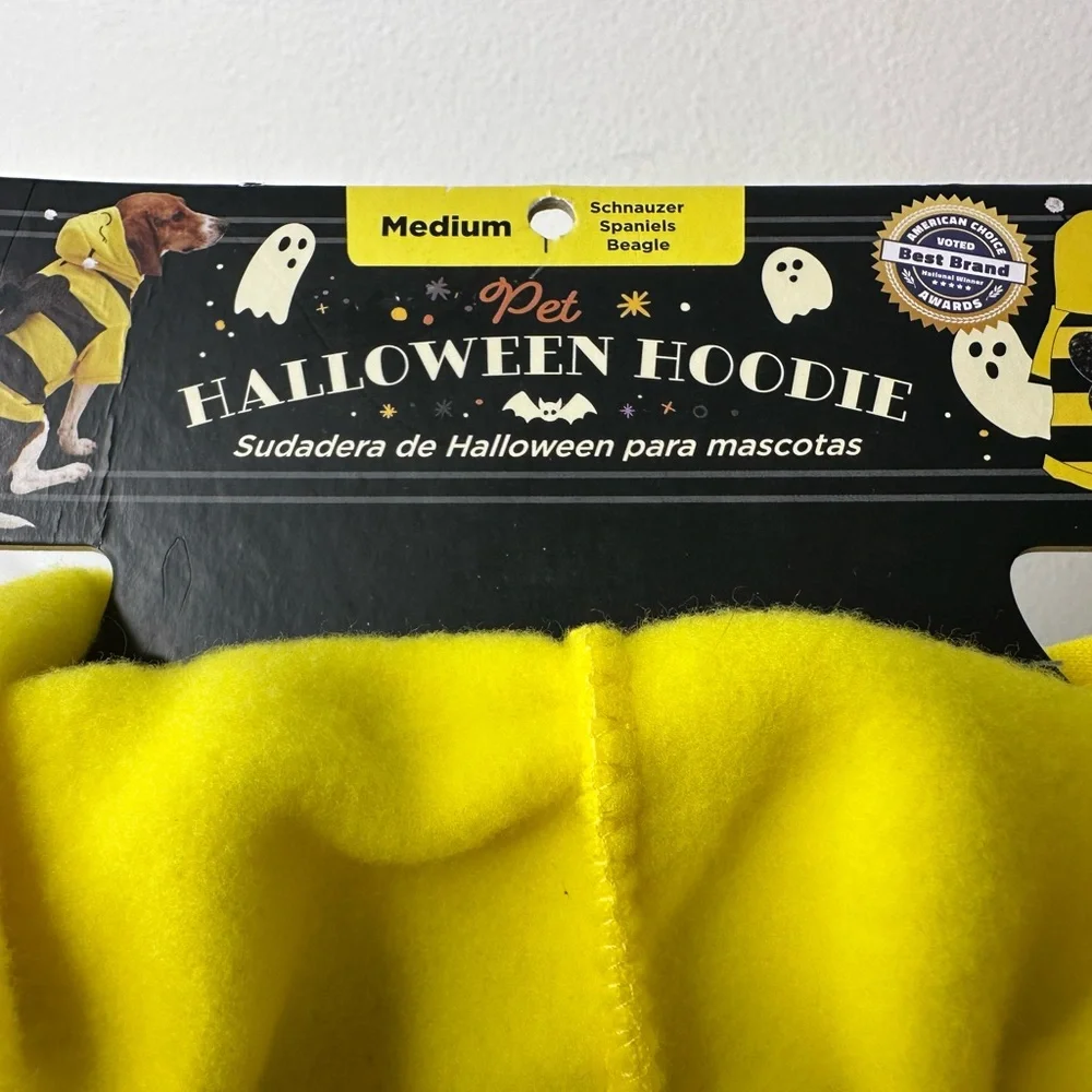 🐝🎃SO CUTE! Bumble Bee medium size dog costume.🎃🐝